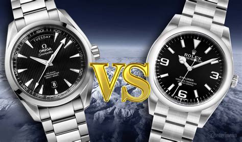 【F】 Omega Seamaster Aqua Terra Vs. Rolex Explorer